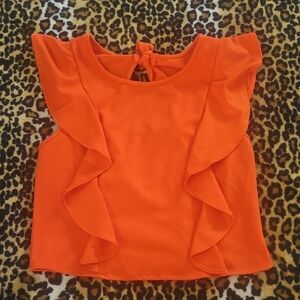 NEW SugarLips Red Keyhole Top, Sz Small